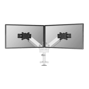 Neomounts DS65S-950WH2 Brazo de monitor 24-34" - resorte de gas - Topfix - multi ajustable - Tope-a-180°
