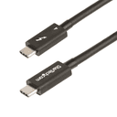 StarTech.com Cable de 1m Thunderbolt 4 - 40Gbps - PD 100W - Vídeo 4K/8K - Cable Thunderbolt 4 con Certificación Intel - Compatib