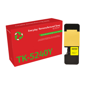 Tóner Everyday™ Amarillo remanufacturado de Xerox es compatible con Kyocera TK-5240Y, Capacidad estándar