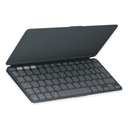 Logitech Keys-To-Go 2, teclado inalámbrico portátil para iPad con tapa integrada, estilizado y compacto, para iPad, iPhone, Mac 