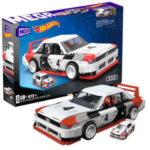 Juego de construccion MEGA Hot Wheels Coche Audi 90 Quattro ISMA GTO