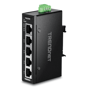 Trendnet TI-ELC50 switch No administrado Fast Ethernet (10/100) Negro