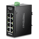Trendnet TI-ELC80 switch No administrado Fast Ethernet (10/100) Negro