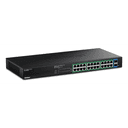 Trendnet TPE-TG262ES switch Gestionado Gigabit Ethernet (10/100/1000) Energía sobre Ethernet (PoE) Negro