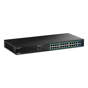 Trendnet TPE-TG262ES switch Gestionado Gigabit Ethernet (10/100/1000) Energía sobre Ethernet (PoE) Negro