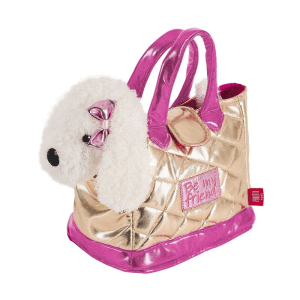 Bolso mano peluche Dorado perro Didi 28cm