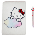 Set cuaderno peluche boligrafo Hello Kitty