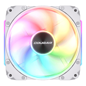 COUGAR CF-APR12HW3-RGB Carcasa del ordenador Ventilador 12 cm Blanco 3 pieza(s)