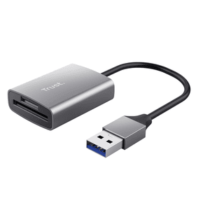 Trust Dalyx lector de tarjeta USB 3.2 Gen 1 (3.1 Gen 1) Aluminio