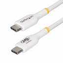 StarTech.com Cable de Carga para Portátil USB-C de 3m - Cable USB Tipo C USB 2.0 para Portátil - Blanco - Cable con Certificació
