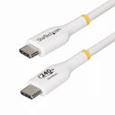 StarTech.com Cable de Carga para Portátil USB-C de 1m - Cable USB Tipo C USB 2.0 para Portátil - Blanco - Cable con Certificació