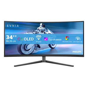 Philips Evnia 34M2C6500/00 pantalla para PC 86,4 cm (34") 3440 x 1440 Pixeles Wide Quad HD QD-OLED Gris