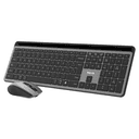 NGS ECLIPSE teclado Ratón incluido Hogar / Oficina RF Wireless + Bluetooth QWERTY Inglés Gris