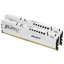Kingston Technology FURY Beast 32GB 6000MT/s DDR5 CL36 DIMM (Kit de 2) White EXPO