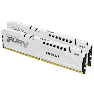 Kingston Technology FURY Beast 32GB 6000MT/s DDR5 CL36 DIMM (Kit de 2) White EXPO