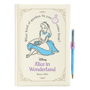 Cuaderno A5 premium boligrafo Alicia en el Pais de las Maravillas Disney