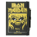 Cuaderno A5 premium boligrafo proyector Iron Maiden