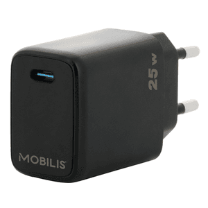 Mobilis 001380 cargador de dispositivo móvil Universal Negro Corriente alterna Carga rápida Interior