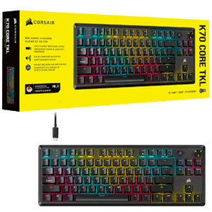 Corsair K70 Core TKL RGB MLX Red Spanish Layout - Teclado Gaming