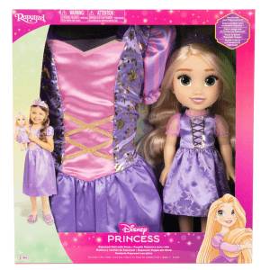 Muñeca Rapunzel Disfraz Disney 38cm