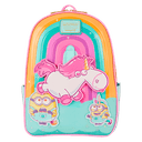 Mochila Fluffy Unicorn Minions Loungefly 30cm