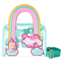 Bolso bandolera Fluffy Unicorn Minions Loungefly