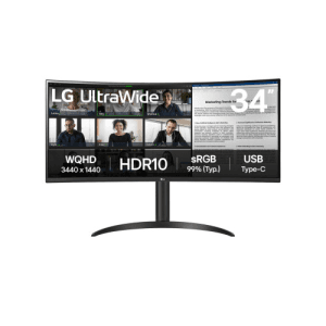 LG UltraWide 34WR50QK-B 34´´ - VA - 2K WQHD - 100Hz - Curvo - Monitor