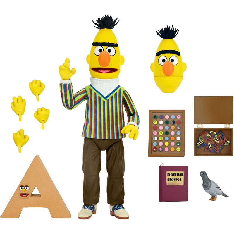 Figura articulada Sesame Street Blas de 18 cm