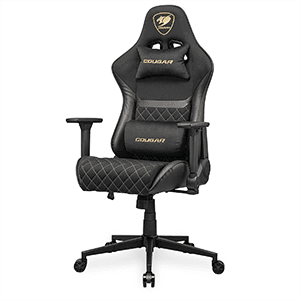 Cougar Armor One V2 Gold Fabric - Silla Gaming