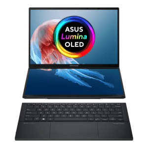ASUS Zenbook Duo OLED UX8406MA-QL396W - Ordenador Portátil 14" WUXGA (Intel Core Ultra 9 185H, 32GB RAM, 1TB SSD, Arc Graphics,