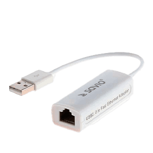 ADAPTADOR USB 20 ETHERNET RJ-45 SAVIO CL-24