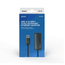 Savio AK-55 Adapter USB-A 3.1 GEN 1 do RJ-45 Gigabit Ethernet USB 3.2 Gen 1 (3.1 Gen 1) Type-A 1000 Mbit/s Negro