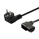 Savio CL-115 cable de transmisión Negro 1,2 m IEC C13