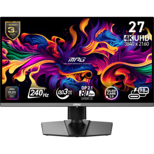 MSI MPG 272URX 27´´ - QD-OLED - 4K UHD 240Hz - 0.03ms - Monitor Gaming