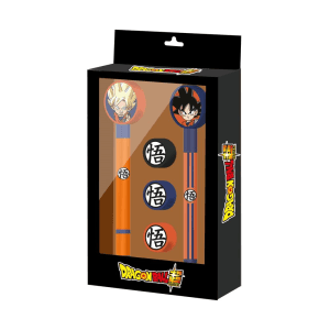 Blister Boligrafo Lapiz 3 gomas Dragon Ball Super