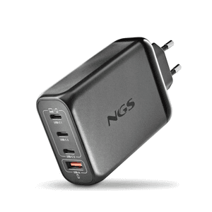 NGS BUD 140W Universal Negro Corriente alterna Carga rápida Interior