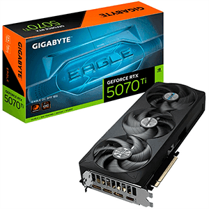 GIGABYTE GeForce RTX 5070 Ti Eagle OC 16GB GDDR7 - Tarjeta Grafica Gaming