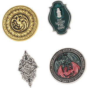 Set 4 pins Juego de Tronos La Casa del Dragon