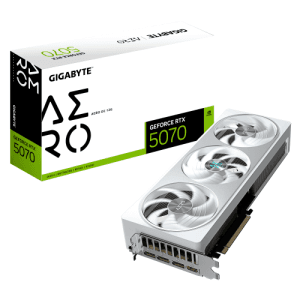 GIGABYTE GeForce RTX 5070 Aero OC 12GB GDDR7 - Tarjeta Grafica Gaming