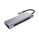 MediaRange MRCS510 base para portátil y replicador de puertos USB 3.2 Gen 1 (3.1 Gen 1) Type-C Plata