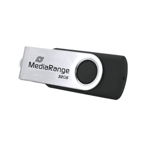 MediaRange MR1952 unidad flash USB 32 GB USB Tipo C 3.2 Gen 1 (3.1 Gen 1) Negro, Plata