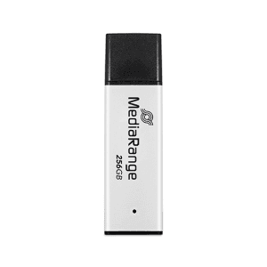 MediaRange MR1904 unidad flash USB 512 GB USB tipo A 3.2 Gen 1 (3.1 Gen 1) Negro, Plata