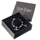 Pulsera plateada charms Deathly Hallows Snitch 3 Spellbeads Harry Potter