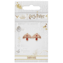 Pendientes Fawkes Rose Gold Harry Potter
