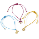 Set 3 pulseras Amistad Snitch Dorada Harry Potter