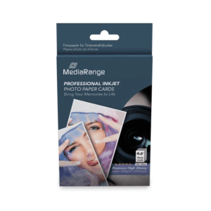 MediaRange MRINK104 papel fotográfico Blanco De alto brillo