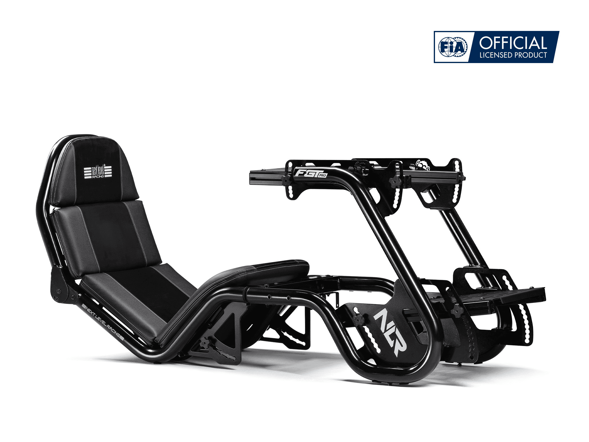 Next Level Racing F-GT Pro Formula and GT Racing Cockpit Black Edition - Cockpit