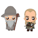 Set 2 figuras Pokis Gandalf Legolas El Señor de los Anillos