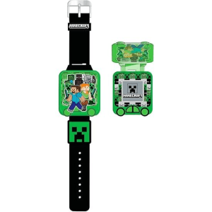 Reloj digital educativo con juegos Minecraft