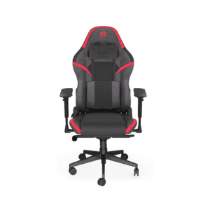 ENDORFY Scrim RD Butaca para jugar Asiento de malla Negro, Rojo
